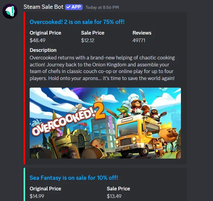 Sale Alert Messages